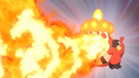 Scene from the Pokémon anime